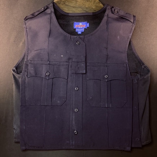 Spiewak Tactical Armor Carrier Vest Size Medium Regular Dark Navy Mic Tab Duty