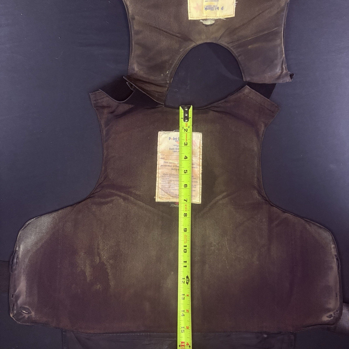 PB Armor 3A Bullet Proof Vest Size Large IIIA Ballistic Concealable Body Armor