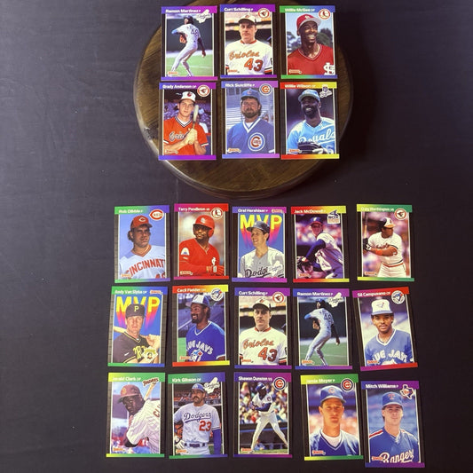 1988 Donruss High Grade Baseball Lot Of (21) Cards All NM See Photos