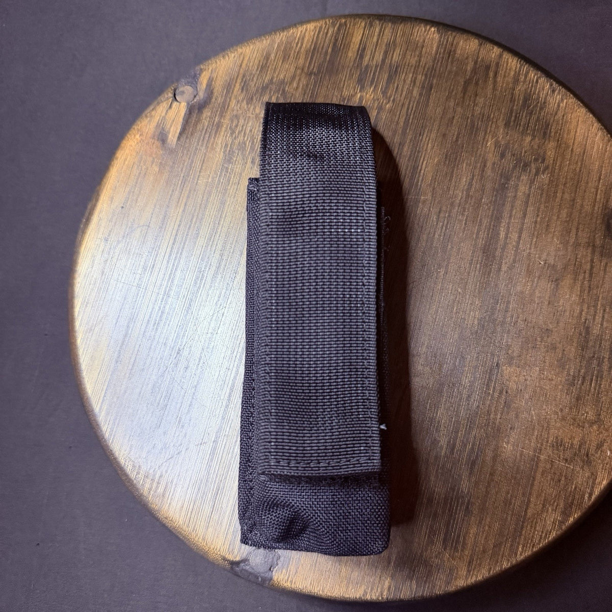 US Pistol Magazine Pouch MOLLE Black Nylon Single Mag Holder Made In USA