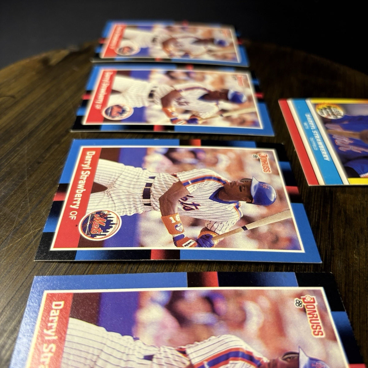 Darryl Strawberry Lot (5) Baseball Cards 1988 Fleer HIGH GRADE New York Mets MLB
