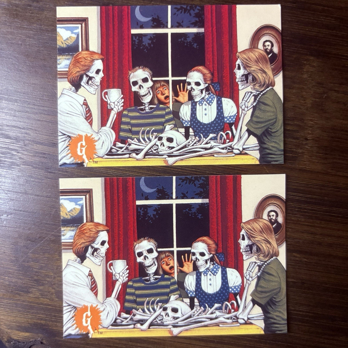 1996 Goosebumps Amanda's Dream Lot Of (2) High Grade Topps Trading Cards