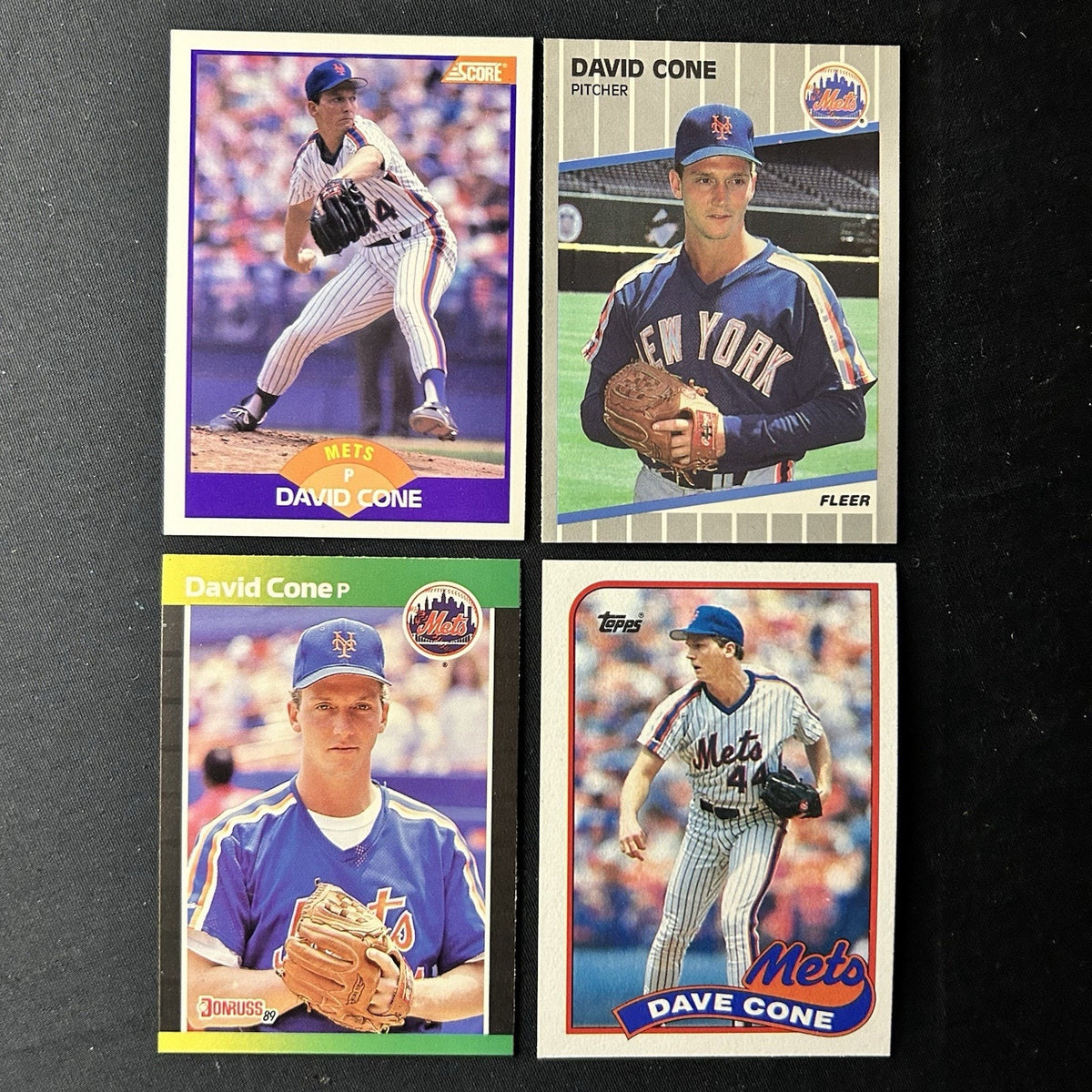 David Cone (Lot Of 4) Trading Cards #221, #31, #388, #710