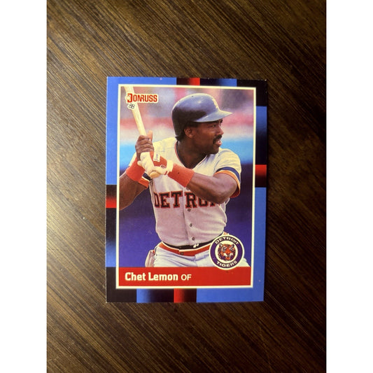 Donruss Chet Lemon #215 High Grade Baseball Card See Photos