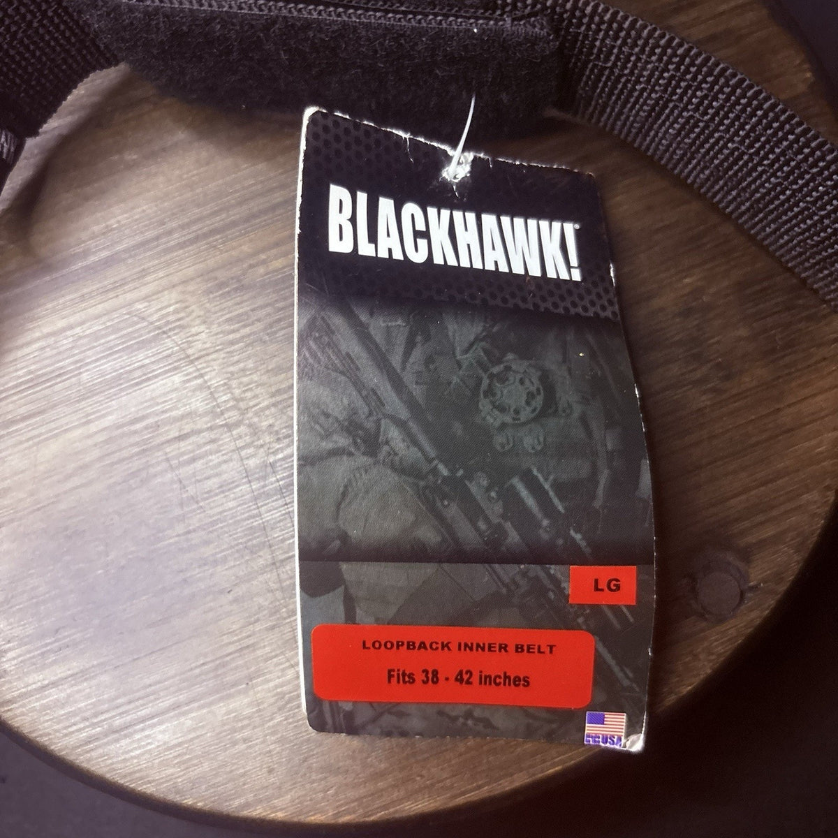 BLACKHAWK USA Loopback Inner Duty Belt Size Large 38"- 42" Hook And Loop Outer