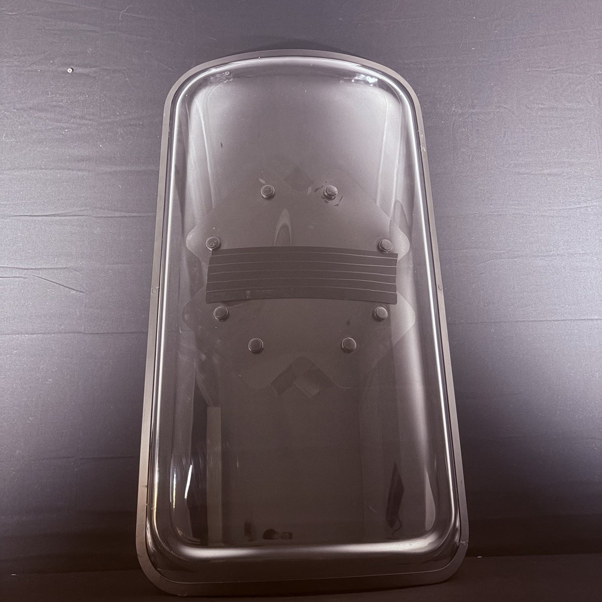 Custom Shield Size 36" Single Hand Design, Reinforced X, Metal Edges, Carry Case