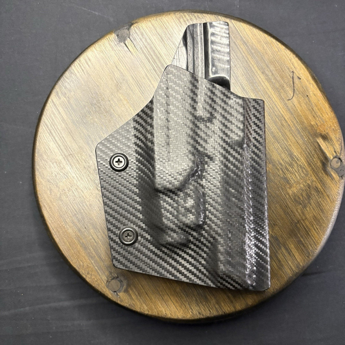 S&W Holster 5906 w/Flashlight Carbon Fiber Smith and Wesson 5906 No Clip Or Loop