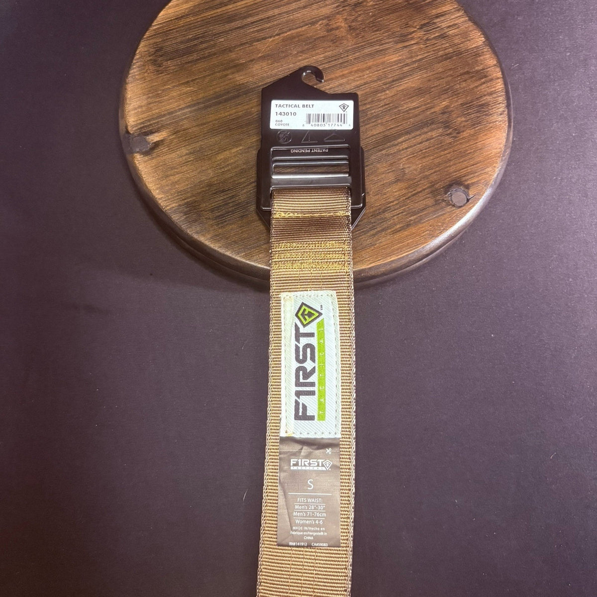 First Tactical Belt Size Small 28"- 30" Metal Buckle 143010 Tactical Belt 1.5"