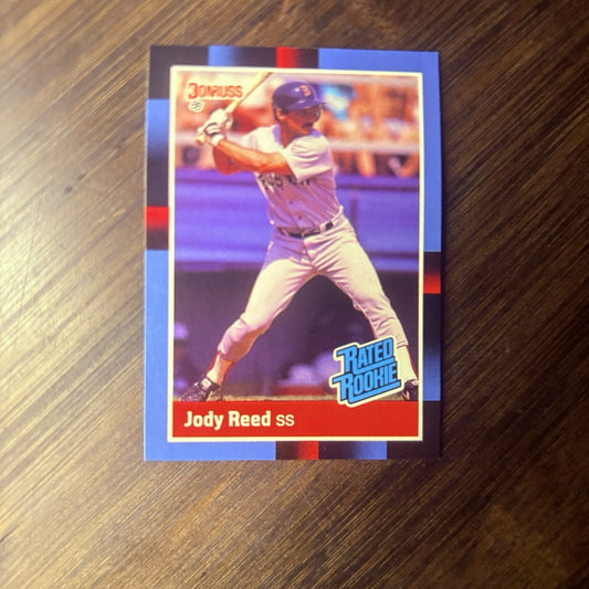 1988 Jody Reed Donruss Rated Rookie #41 Boston Baseball Card High Grade