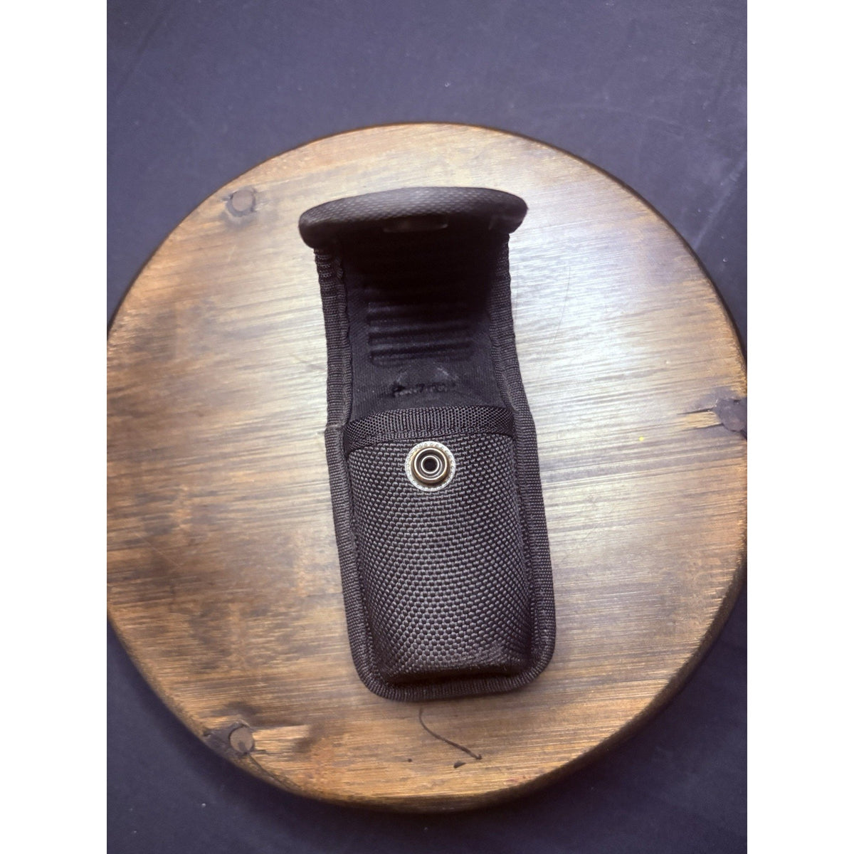 Bianchi Mace/Pepper Spray Holder 7307 Series AccuMold Small Black Hidden Snap