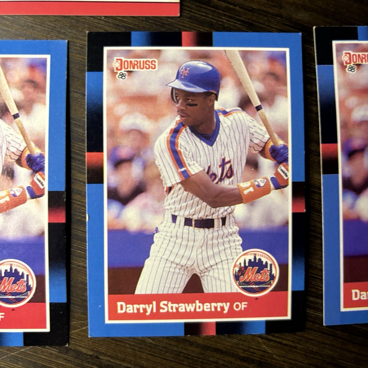 Darryl Strawberry Lot (5) Baseball Cards 1988 Fleer HIGH GRADE New York Mets MLB