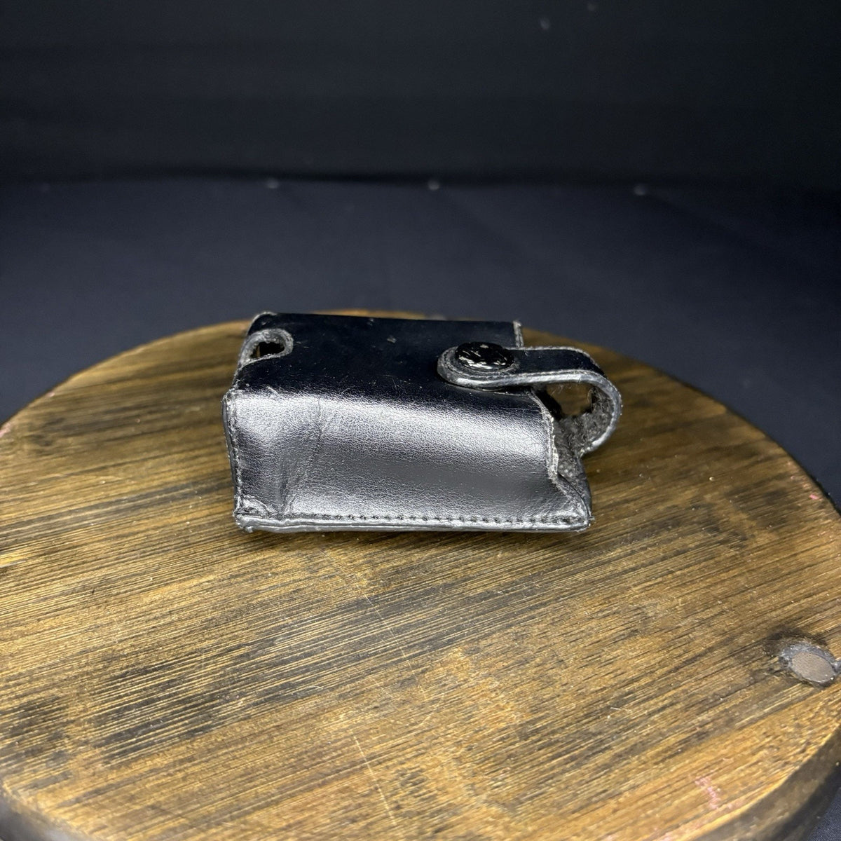 Tuff Recorder Pouch Leather w/Clip & Brass Snap For Camera, Wireless Mic (Lot 2)