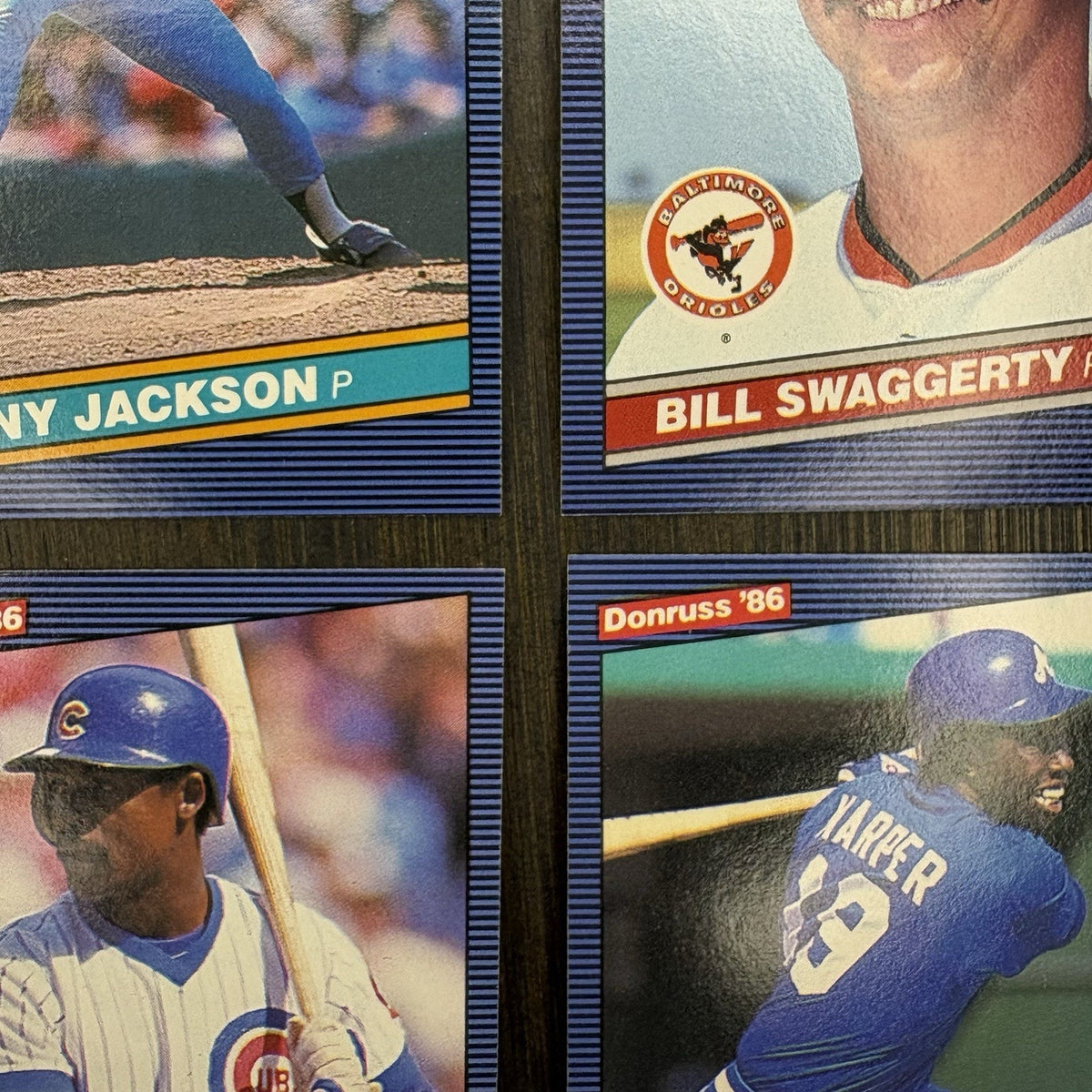 Donruss 1986 High Grade Cards #95, #594, #517, #483, #627, #406 (Lot Of 6)