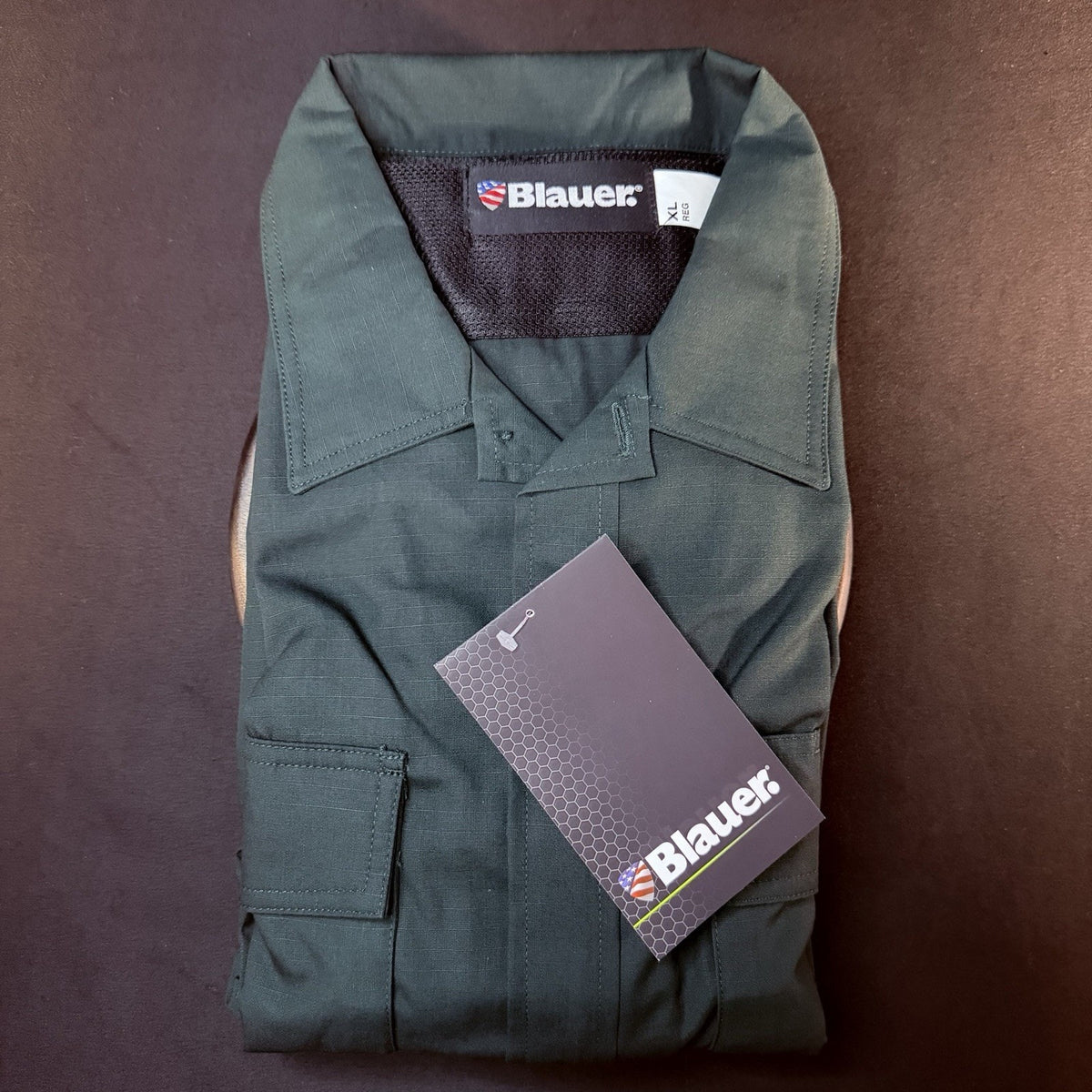 Blauer Short Sleeve Duty Shirt Size XL Spruce Green 8740 BDU Tactical