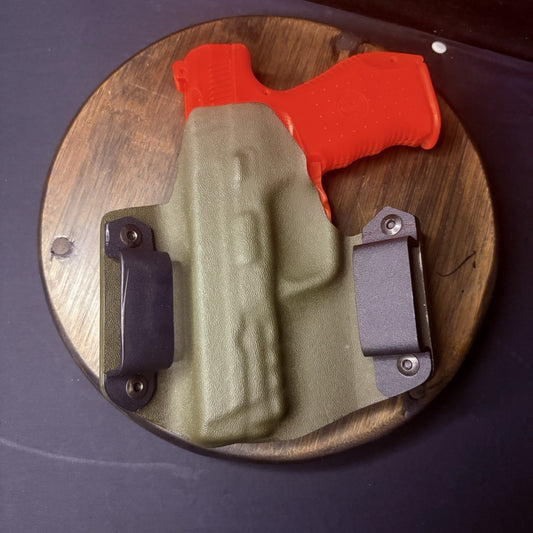 Smith And Wesson Kydex Holster Size SW99 OD Green Double Belt Loops