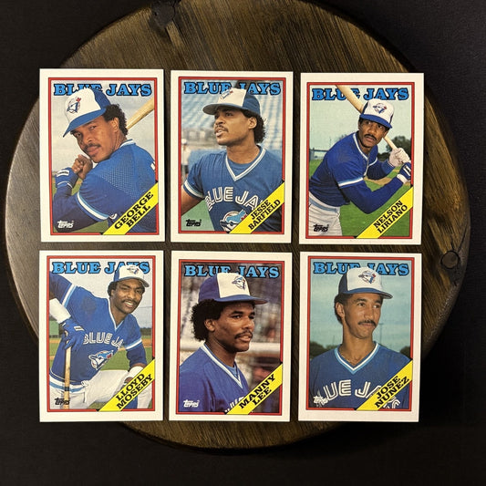 1988 Topps High Grade Cards #590, #140, #205, #565, #722, #28 (Lot Of 6)