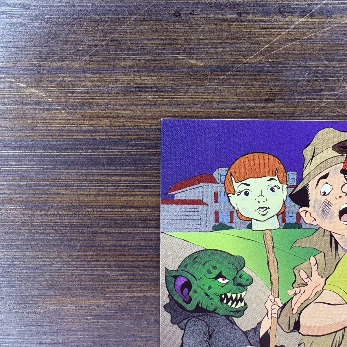 1996 Goosebumps Trading Card #31 "Terrifying Turnabout" High Grade Topps