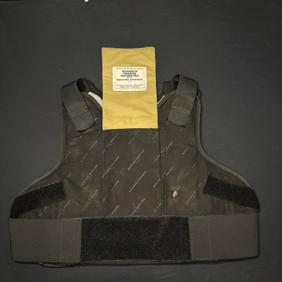 Second Chance 3A Ballistic Vest Female Size XL Bullet Proof W/ Trauma Plate
