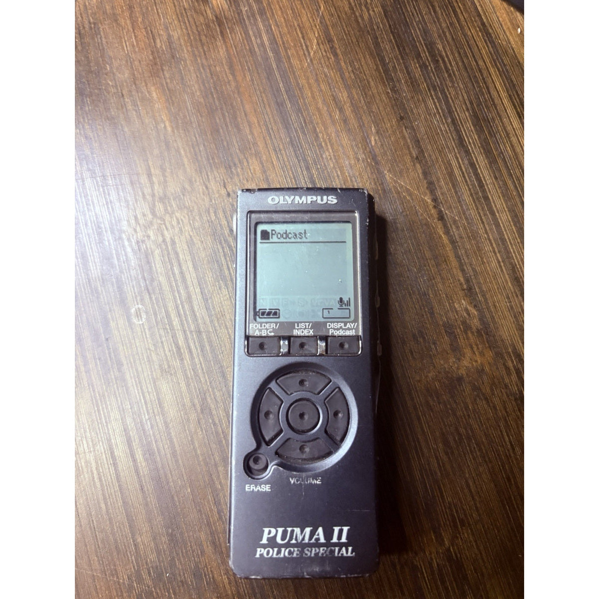 Olympus Puma II Voice Recorder w/Holster, Law Enforcement Dictation