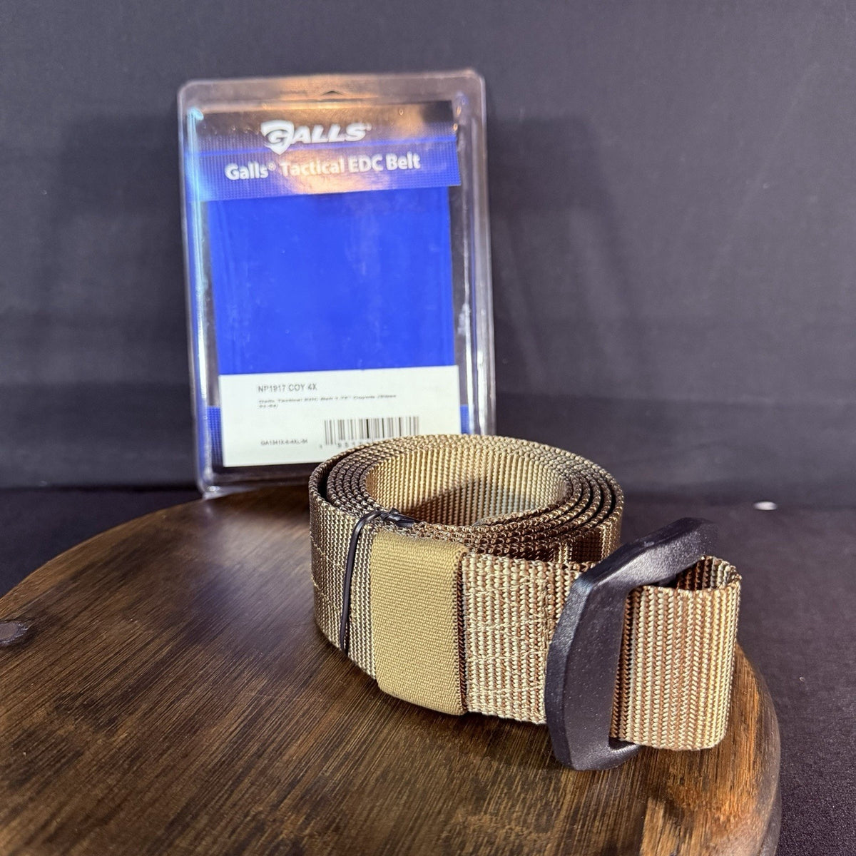 Galls Tactical EDC Belt Size 52"-54" 4X Coyote Nylon 1.75" Wide