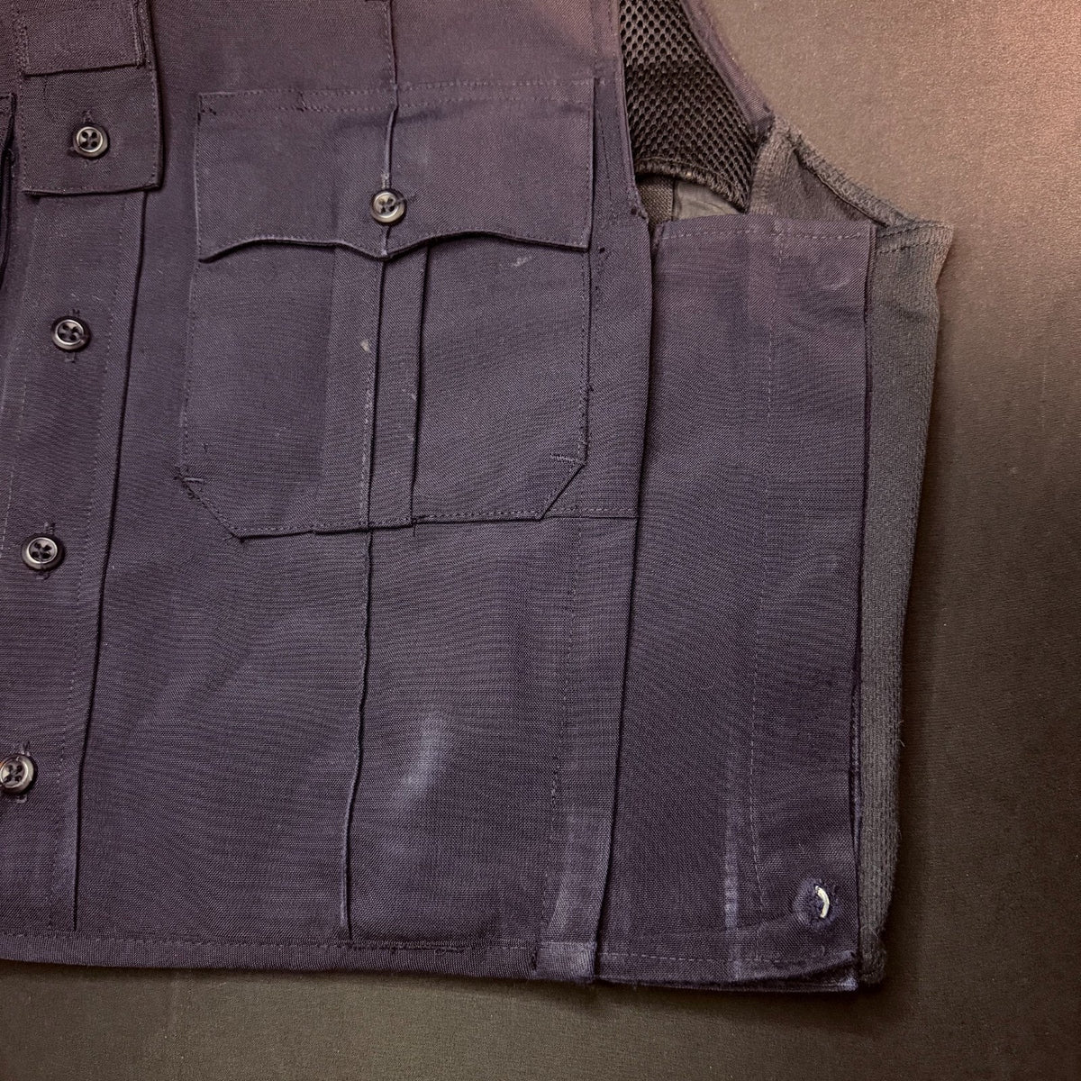 Spiewak Tactical Armor Carrier Vest Size Medium Regular Dark Navy Mic Tab Duty