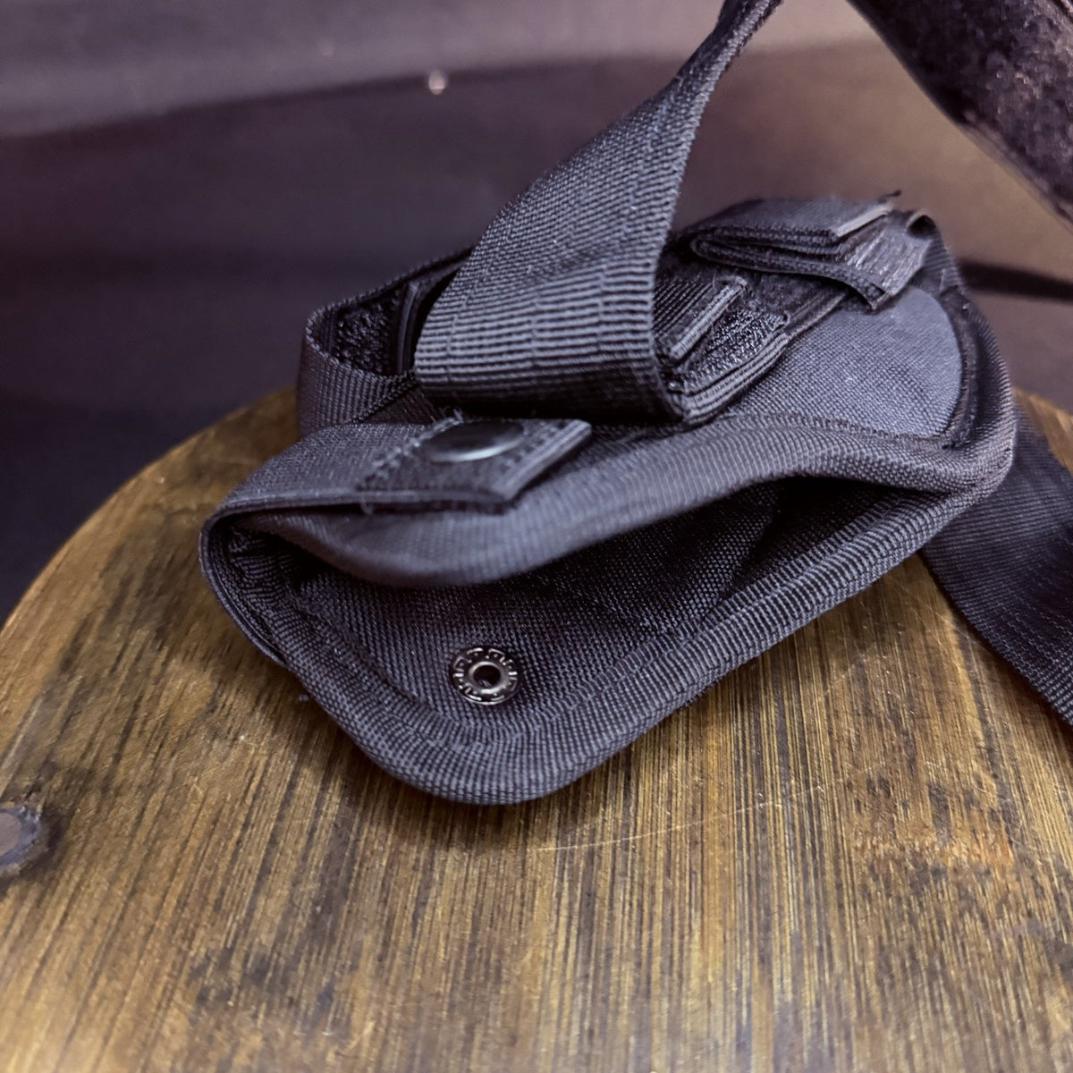 Pistol Holster with Belt Size XL Universal, Extra Magazine Pouch Black Nylon