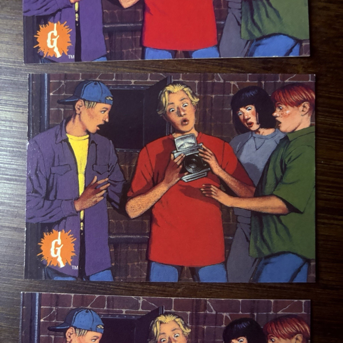 1996 Goosebumps Curious Camera #10 Lot Of (3) High Grade Trading Card See Photos