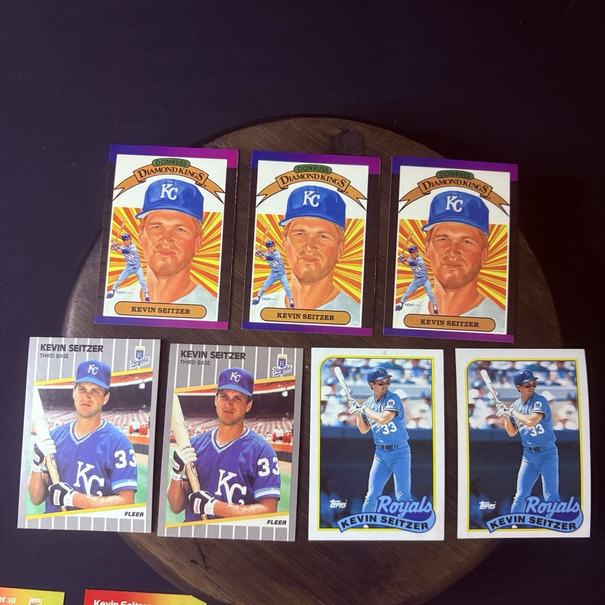 Kevin Seitzer (Lot Of 14) Trading Cards #670, #510, #292, #55, #238, No. 10