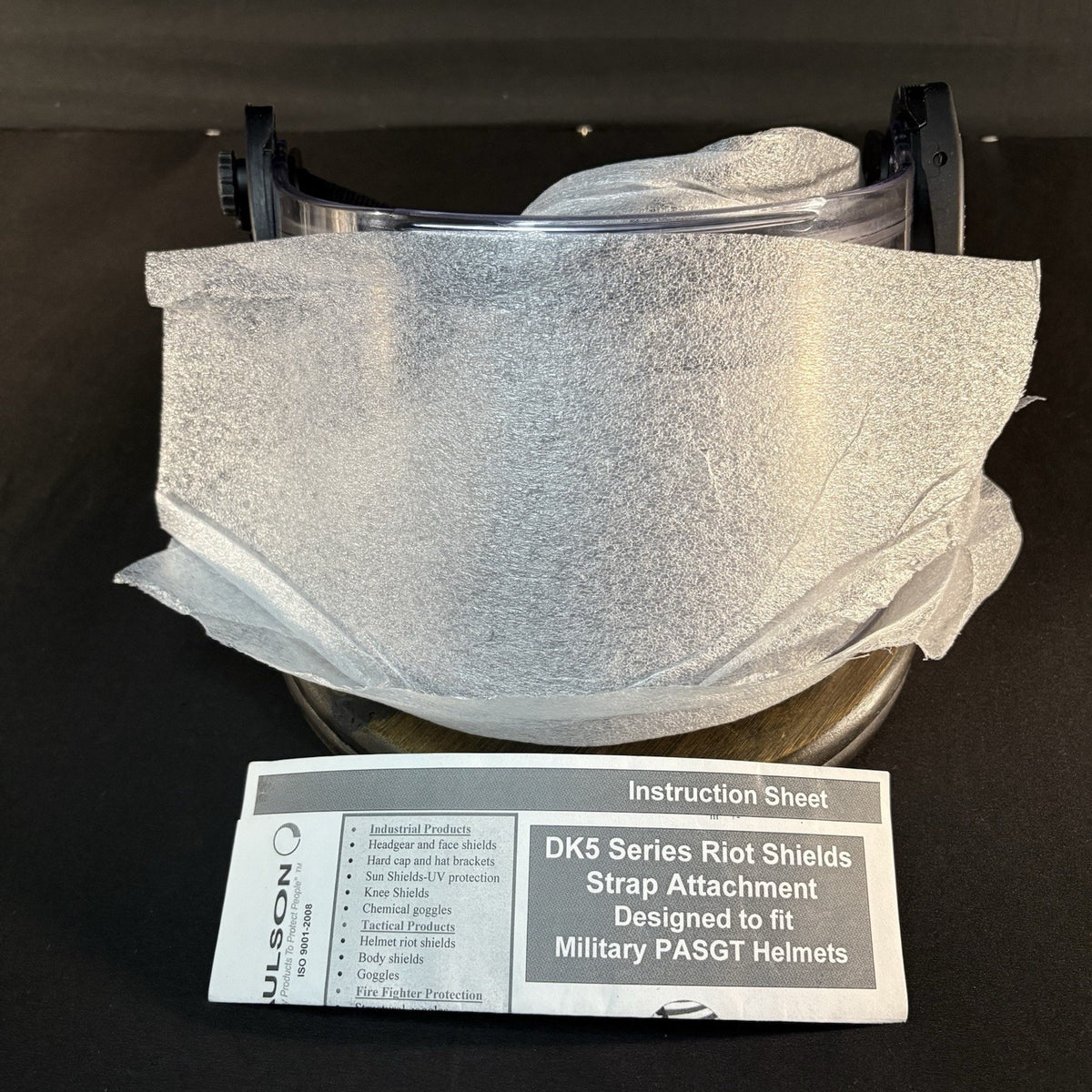 Paulson Paintball Face Shield DK5-X 0.25” Thick with Strap