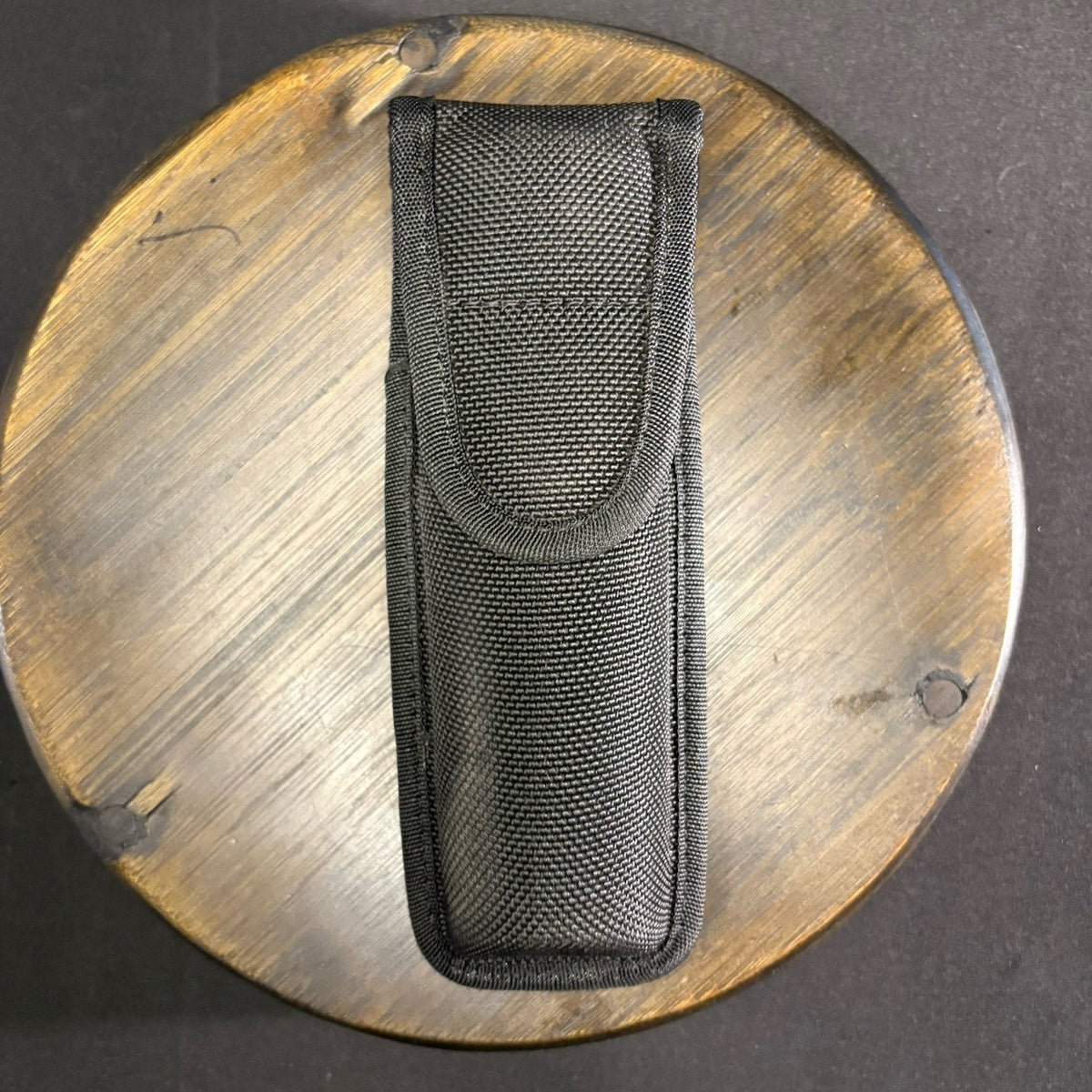 Bianchi Flashlight Pouch Size 7” Black Nylon Accumold Hook Loop Closure