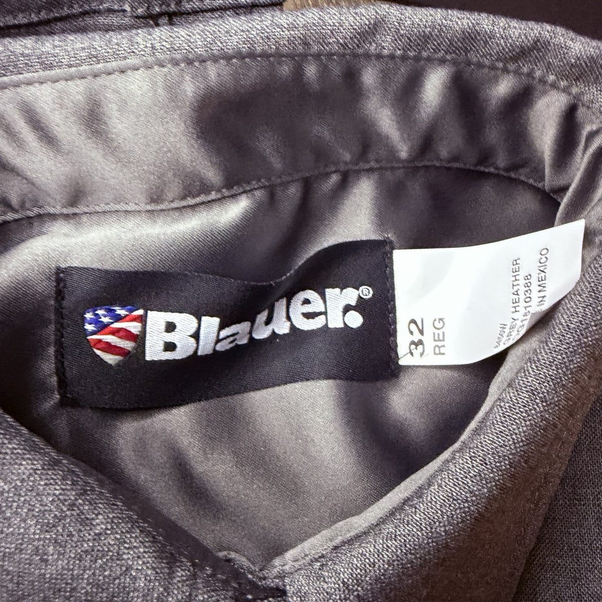 Blauer Long Sleeve Shirt Size Women 32 Small 8450W Grey Wool Class A Uniform