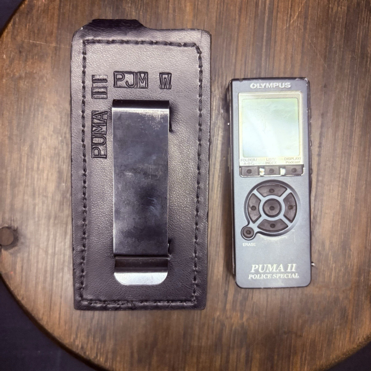Olympus Puma II Voice Recorder w/Holster, Law Enforcement Dictation