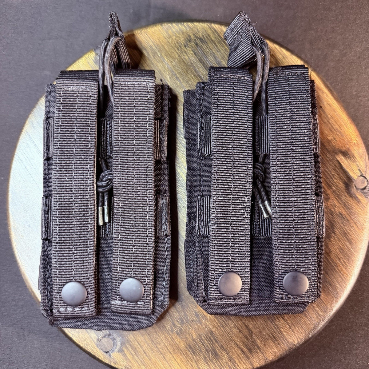 USA Made M4 Single Magazine Pouch MOLLE Black Nylon Lot Of 2