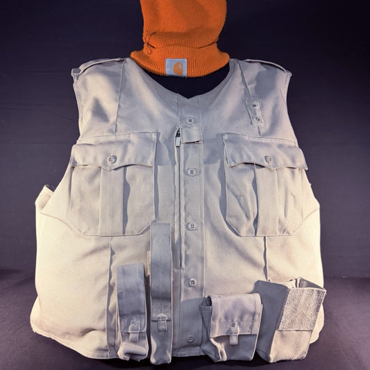 Elbeco Tactical Carrier Size XXXL 3XL Tan Body Shield w/Magazine & Radio Pouches