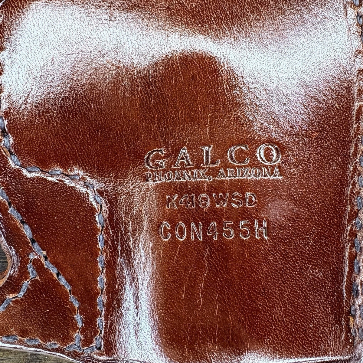 Galco H&K Concealable Holster Premium USA Made Leather LH OWB (P2000SK Compact)