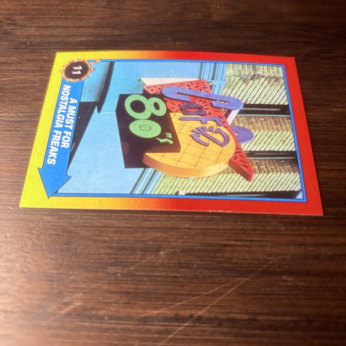 Back To The Future 2 1989 Topps #11 "A Must For Nostalgia Freaks" High Grade