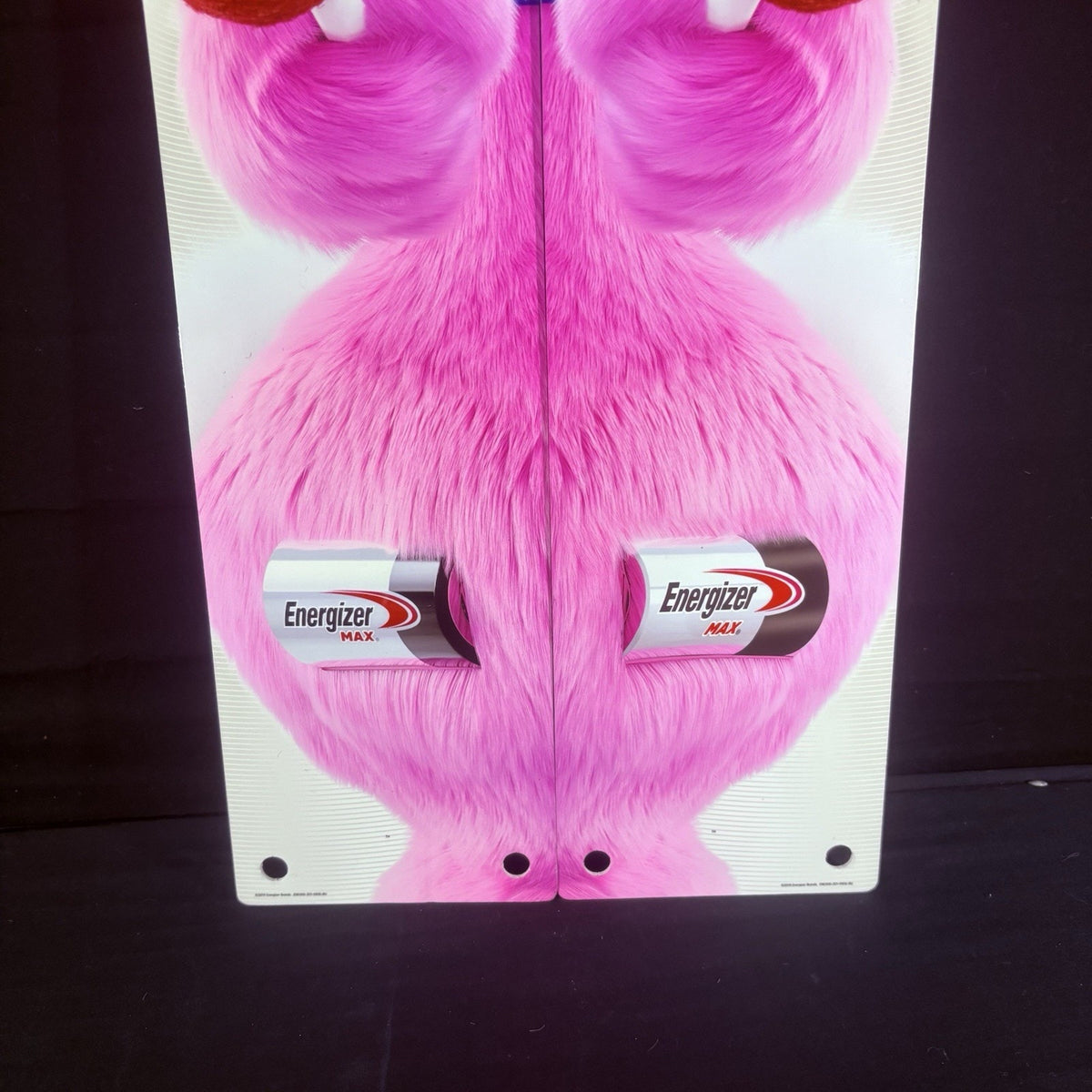 Energizer Bunny Display, Pink Bunny Signs Lot of 2