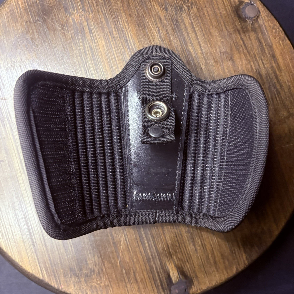 Bianchi Key Ring Keeper Pouch AccuMold Elite 7916 Plain Black Nylon