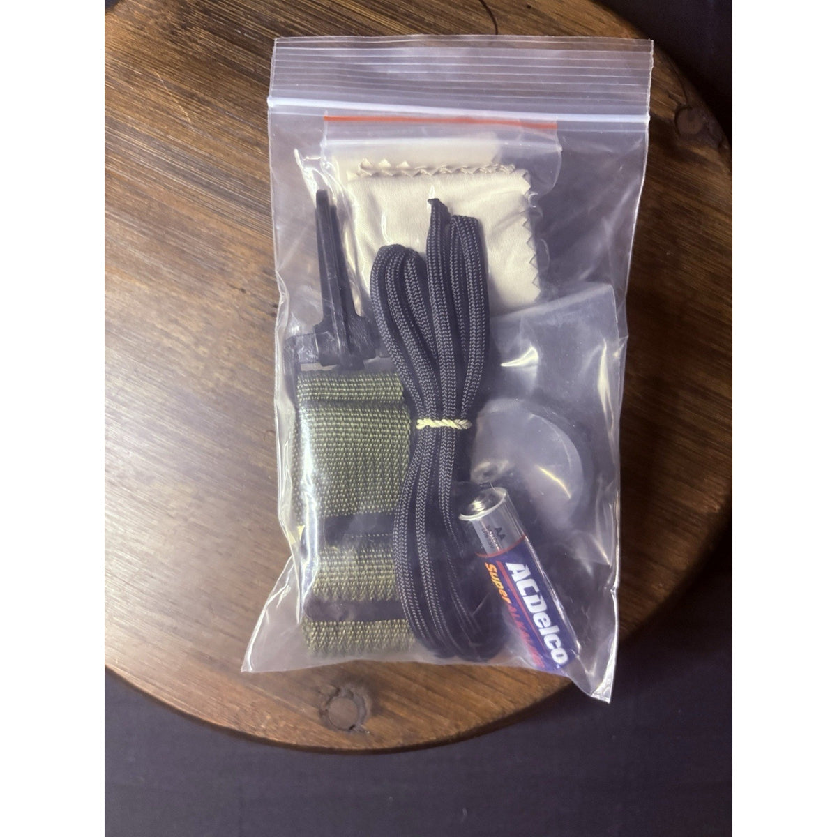 NVG Accessories Bag w/ Strap, Battery, Lens, Cloth