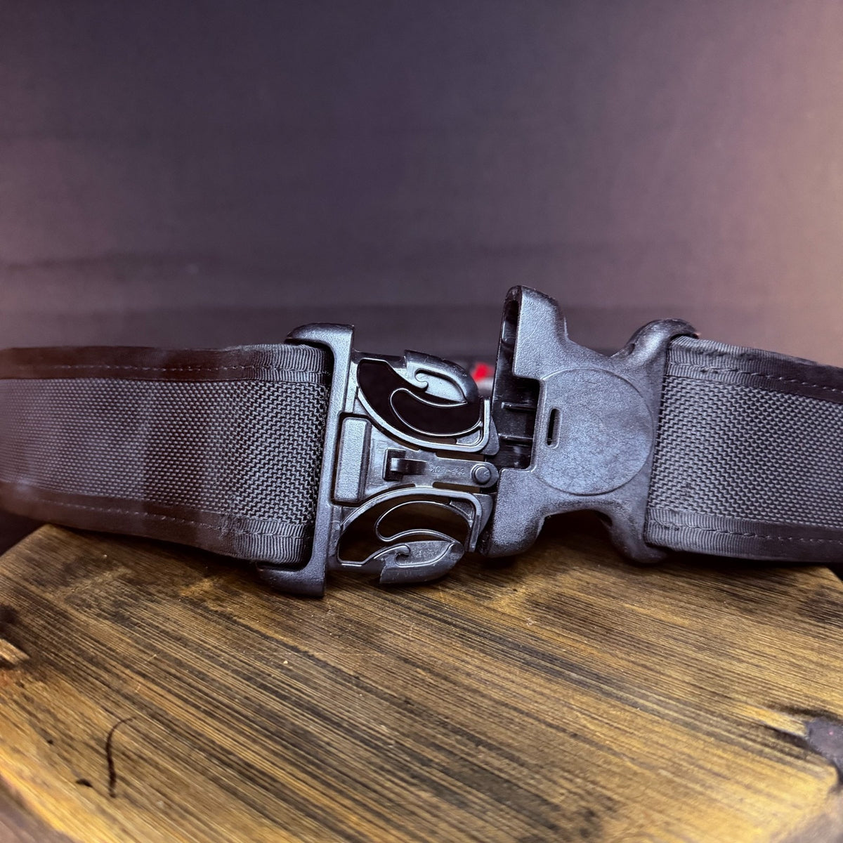 Bianchi Duty Belt 28"- 34" Accumold 7210 Black Nylon Cop-Lok Buckle 2.25"