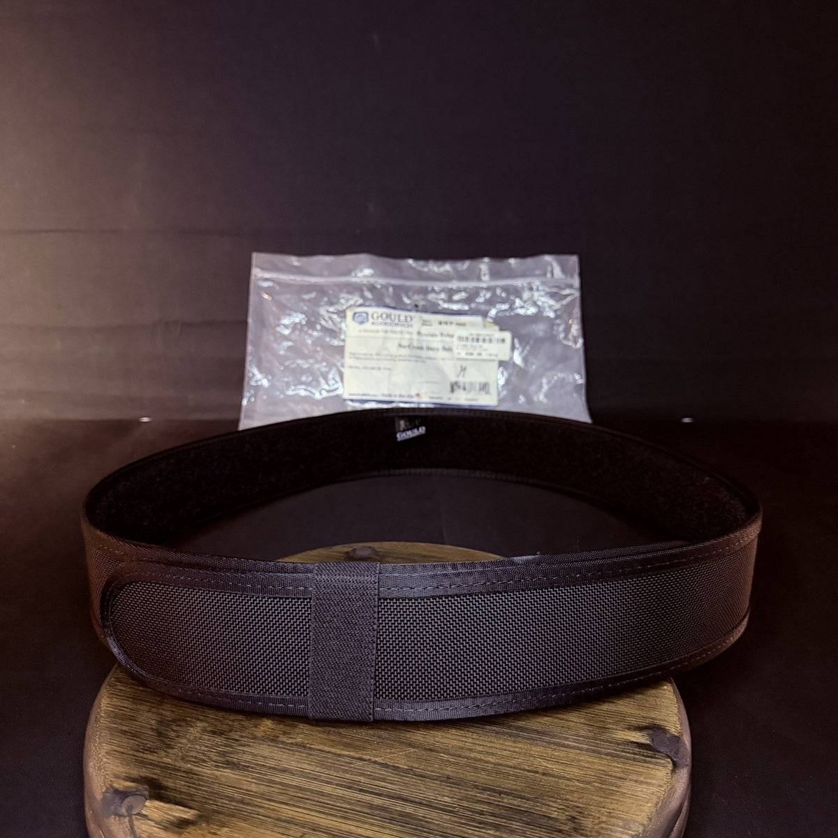 Gould & Goodrich Duty Belt Size 34"- 38" Black No-Crush Ballistic Nylon RWP-MD