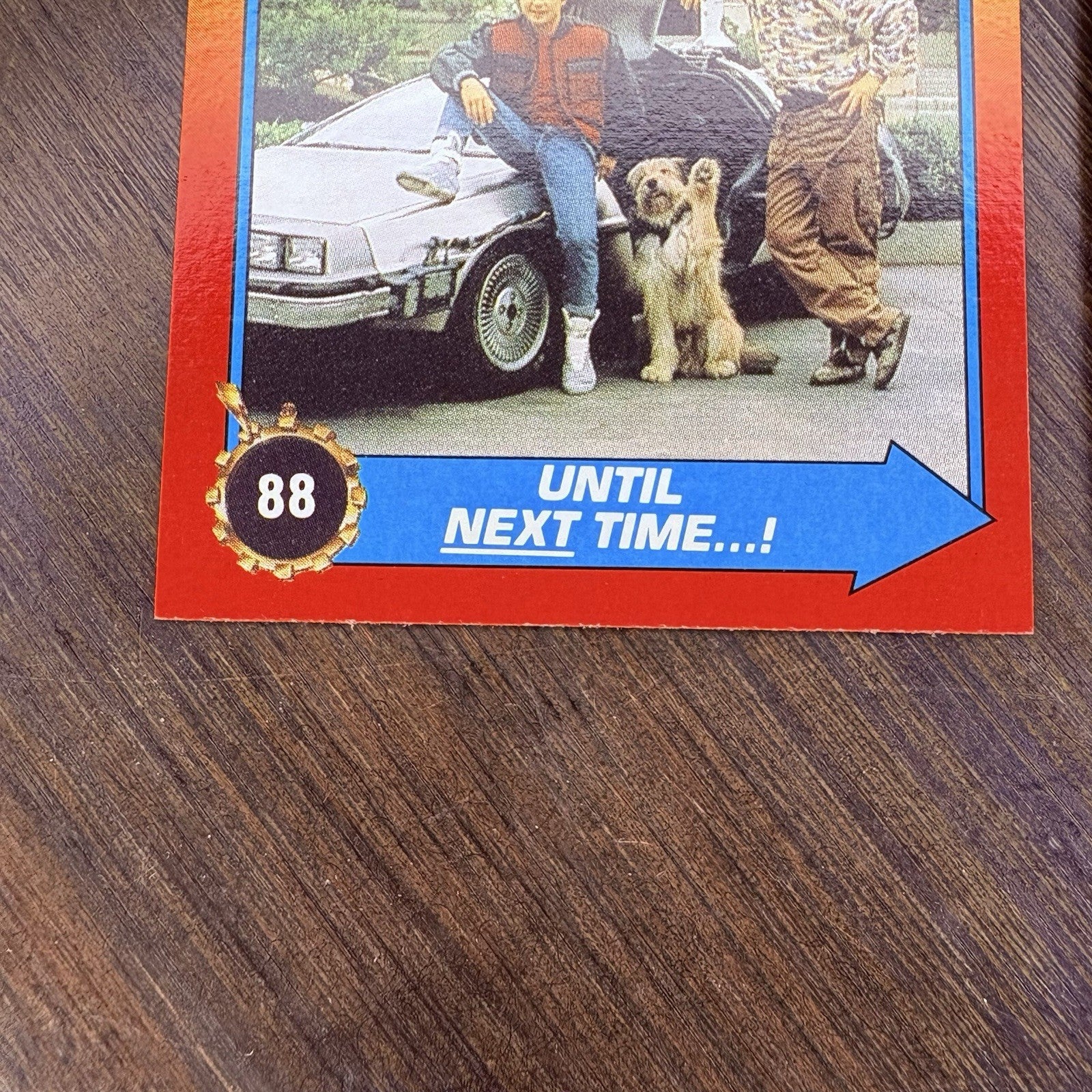 (Lot Of 2) 1989 Topps Back to the Future II #88 "Until Next Time...!" Card2