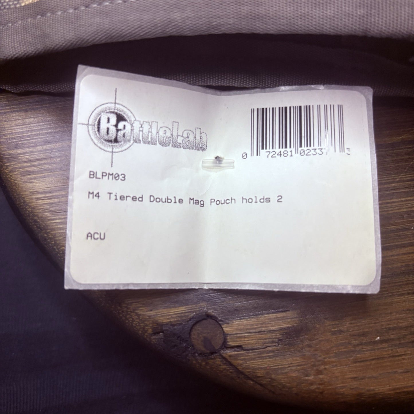 BattleLab 5.56 M4 Rifle Double Tiered Magazine Pouch Multicam Made In USA 2 Mags6