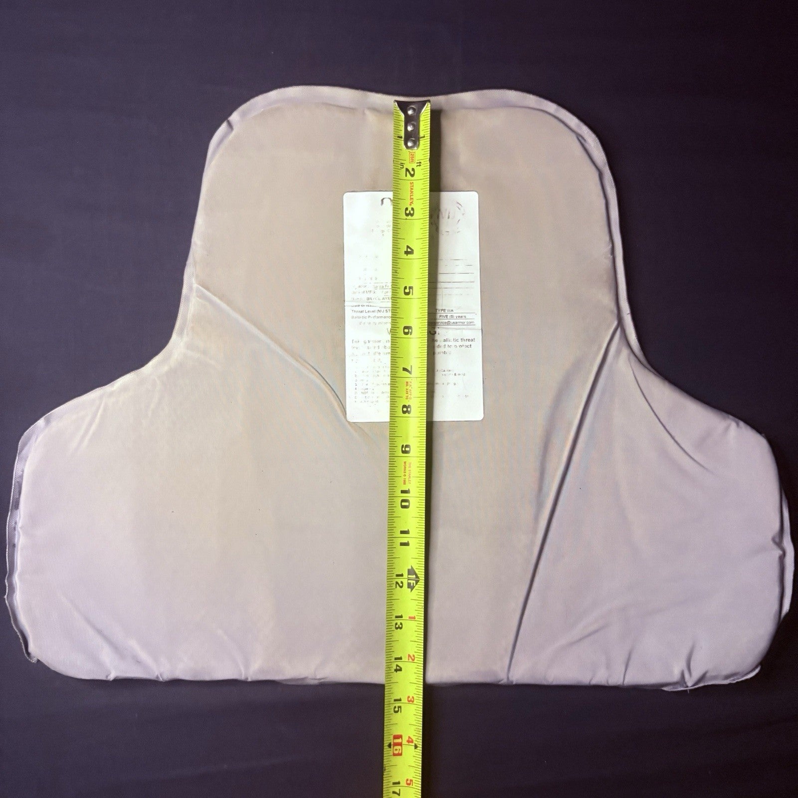 US Armor IIIA (3A) Bullet Proof Concealable Vest -Size SMALL- 201915