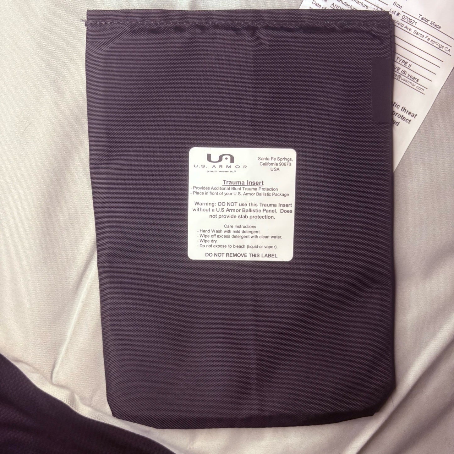 US Armor Level II (2) Bullet Proof Vest ~Size XL~ 2021 w/6x8 Trauma Plate8