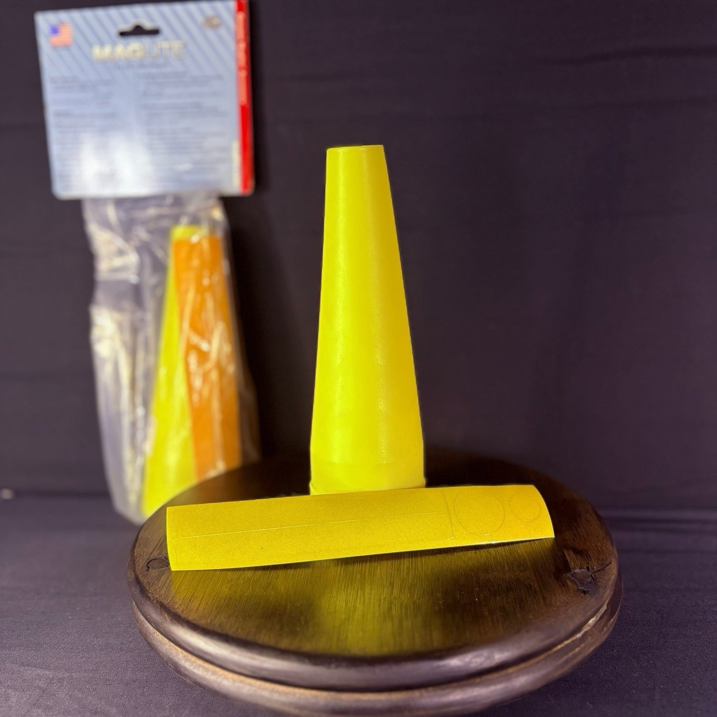 MagLite Traffic Cone Wand Kit Yellow C & D Cell0