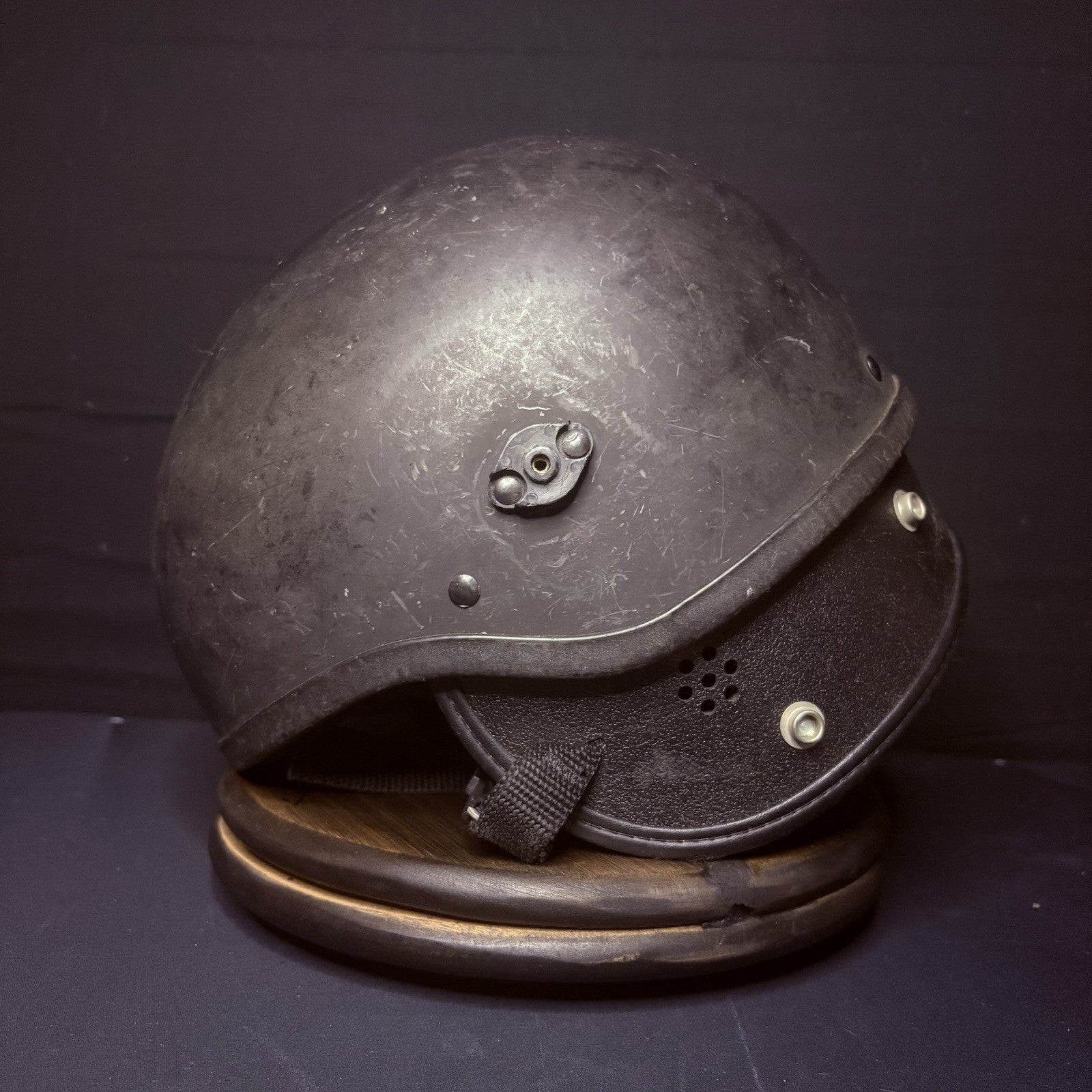 Police SWAT Riot Helmet Black (Universal Size) MADE IN USA0