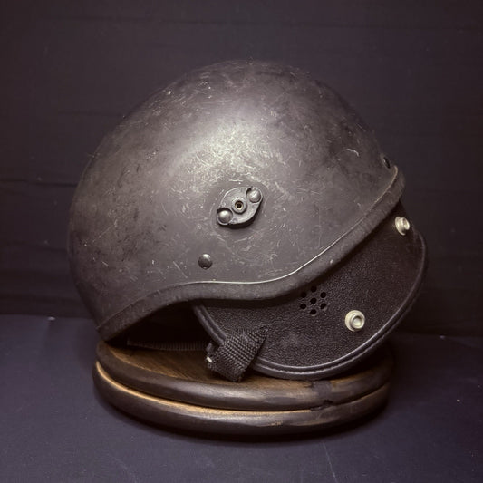 Police SWAT Riot Helmet Black (Universal Size) MADE IN USA0