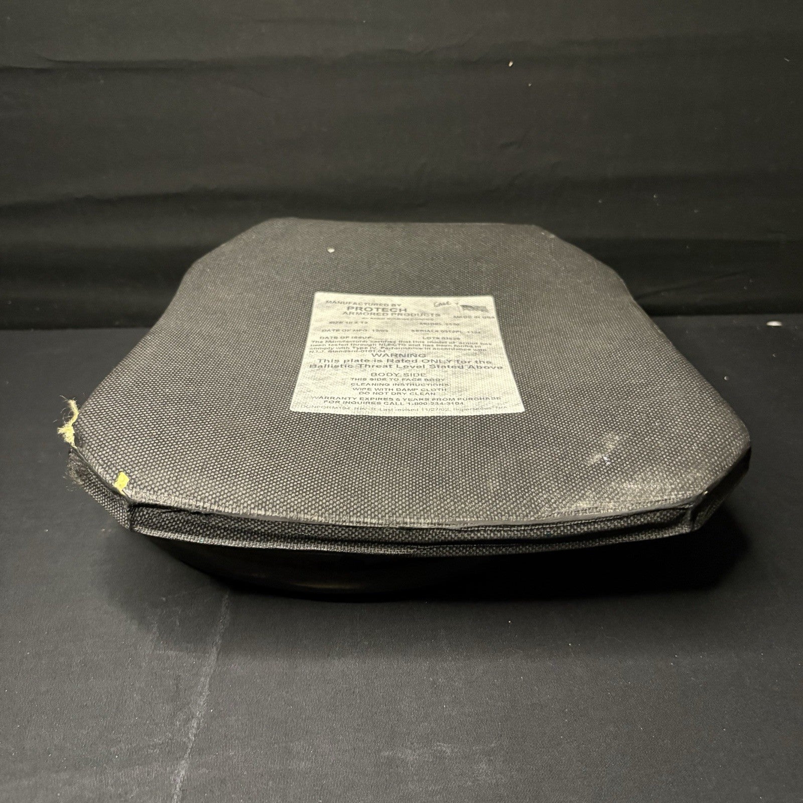 Protech Armor Piercing Plate 12”x 10” 22206