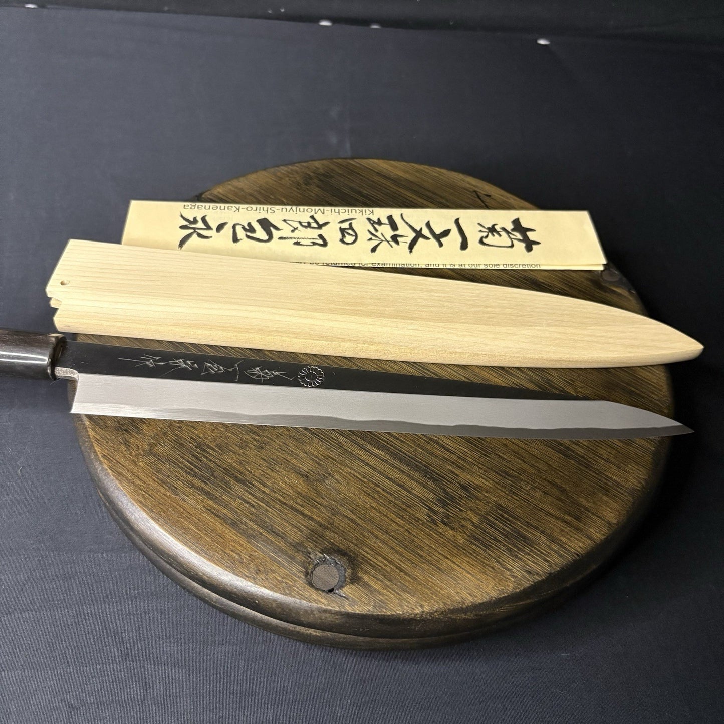 Kikuichi Japanese Chef Knife Kasumitogi Yanagi Sashimi Knife YKT24 9.5” or  24cm3